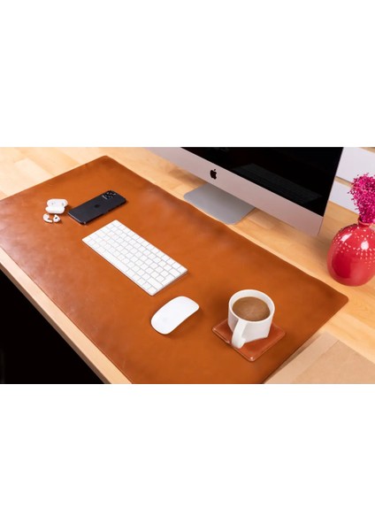 Doğal Deri Masa Matı (37 cm x 80 cm) Ten Rengi indirimleri