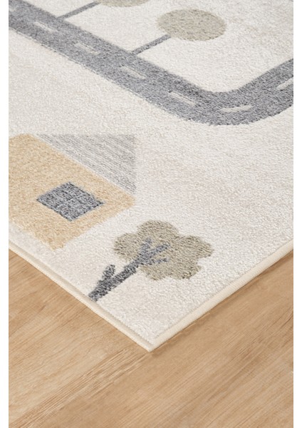 Bohem Kids Road Çok Renkli Yumuşak Dokulu Çocuk Odası Halısı fırsatları