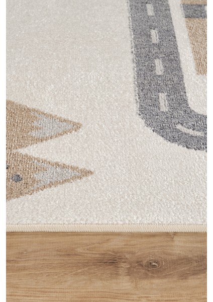 Bohem Kids Road Çok Renkli Yumuşak Dokulu Çocuk Odası Halısı indirimleri