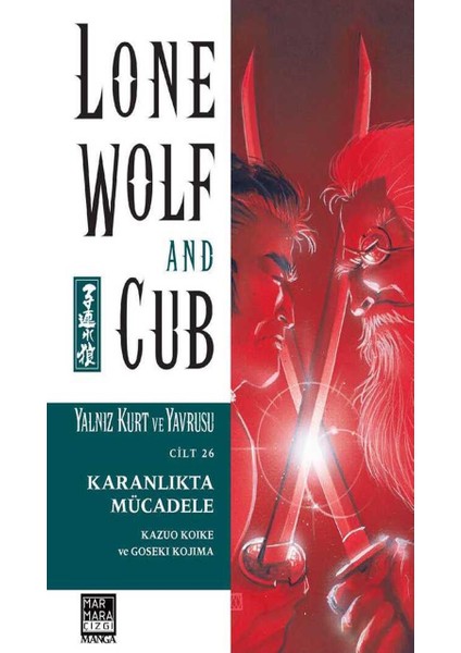 Lone Wolf And Cub 22-23-24-25-26-27-28 Manga Seti (7 Kitap) / Yalnız Kurt ve Yavrusu / Anime-Manga Sticker ve Kartpostal Hediye
