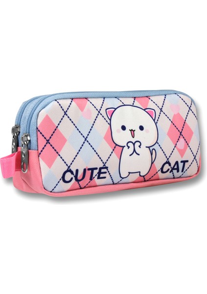 Sevimli Kedi Çanta Takımı