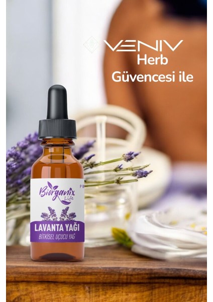 %100 Doğal Lavanta Yağı 20 ml - Bitkisel Uçucu Yağ