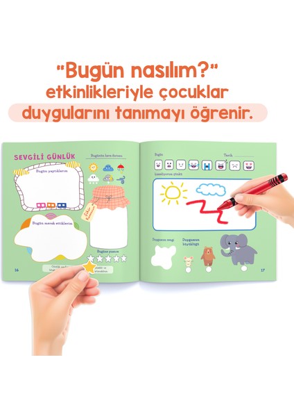 İlk Günlüğüm - Beceri Odaklı Çocuk Günlüğü - Hatice Kübra Yiğit modelleri