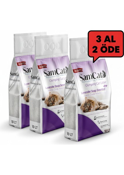 Lavanta Kokulu Kedi Kumu 10Lt (3 al 2 öde kampanyasından faydalanmak için sepete 3 adet eklemelisiniz)