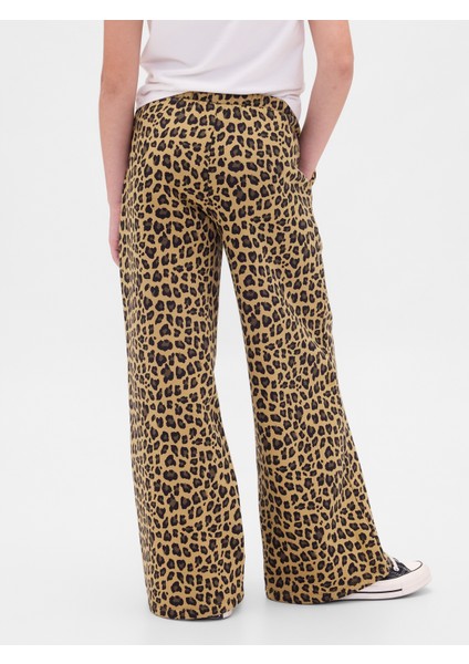 Kız Çocuk Kahverengi Vintage Soft Baggy Eşofman Altı fırsatları