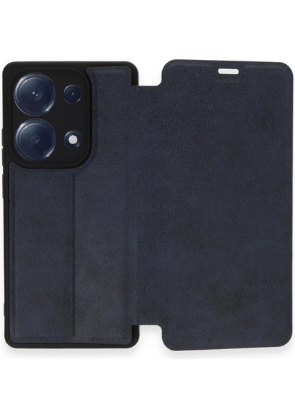 Buğz Newface Xiaomi Redmi Note 13 Pro 4g Kılıf Flip Cover - Lacivert fırsatları