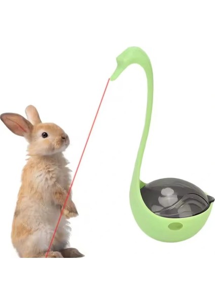 Buğz Kuğu Şeklinde Lazerli Kedi Oyuncağı