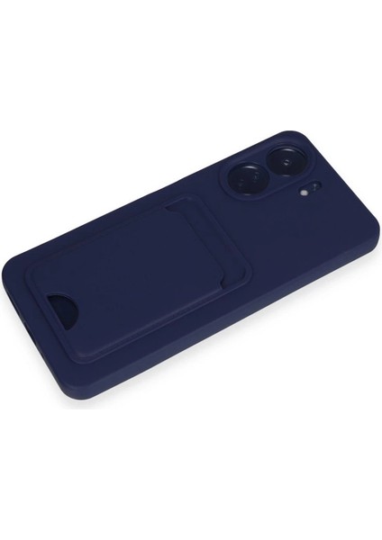 Buğz Newface Xiaomi Redmi 13C Kılıf Kelvin Kartvizitli Silikon - Lacivert fırsatları
