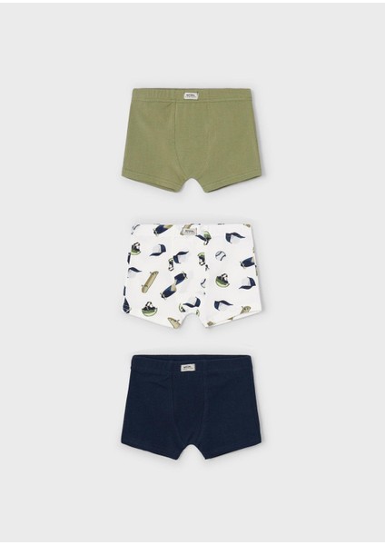 Erkek Çocuk Üçlü Boxer Set