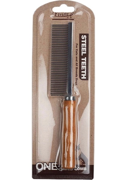 Sık Uzun ve Kısa Dişli Tarak 90505.01: Köpek Kedi Kıtık ve Tüy Dökülme Önleyici Tarak