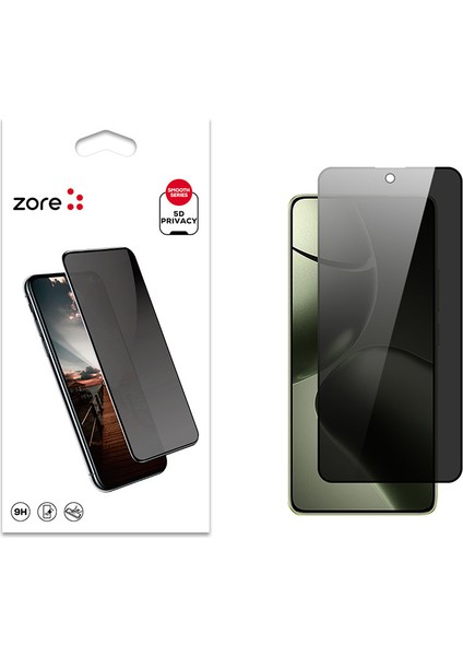 Xiaomi 14T Zore New 5d Privacy Temperli Ekran Koruyucu
