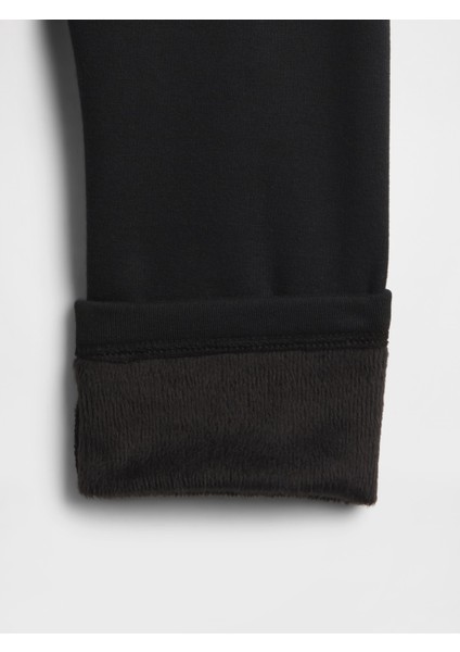 Kız Bebek Siyah Pull-On Cozy-Lined Leggings Tayt fiyatları