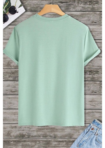 Çapa Baskılı Erkek Oversize T-Shirt modelleri