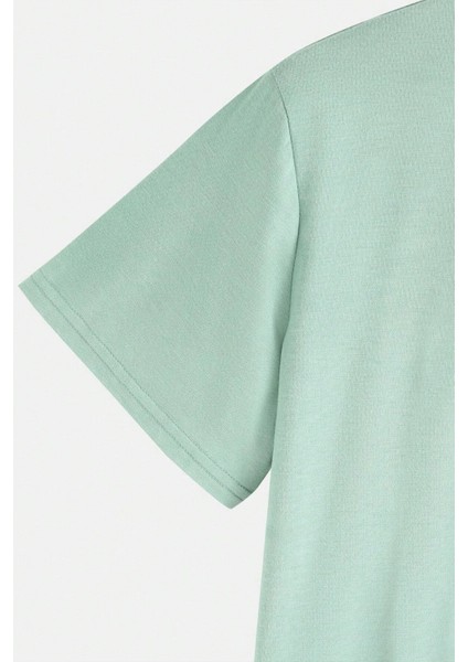 Çapa Baskılı Erkek Oversize T-Shirt fırsatları