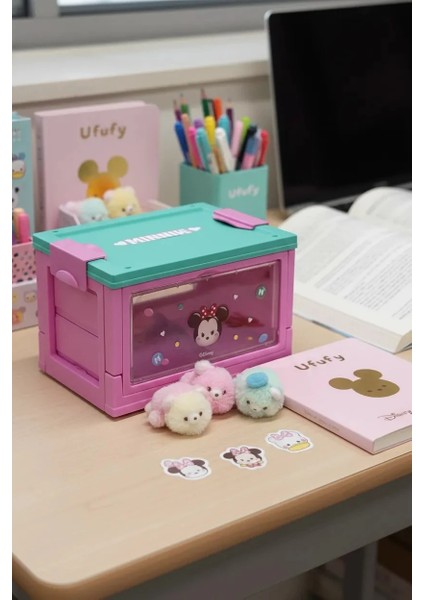 Disney Lisanslı Tsum Tsum Serisi Yan Pencereli Mini Saklama Kutusu