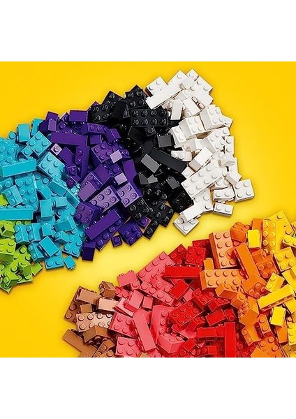 Bir Sürü Yapım Parçası 11030-5 Yaş ve Üzeri Çocuklar Için Çiçek, Model ve Emojiler Gibi Bir Çok Model Inşa Edebileceğiniz Renkli, Yaratıcı Oyuncak Yapım Seti (1000 Parça)