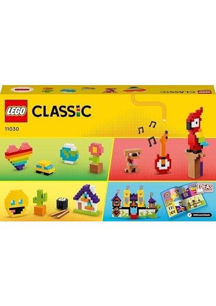 Bir Sürü Yapım Parçası 11030-5 Yaş ve Üzeri Çocuklar Için Çiçek, Model ve Emojiler Gibi Bir Çok Model Inşa Edebileceğiniz Renkli, Yaratıcı Oyuncak Yapım Seti (1000 Parça) fiyatları