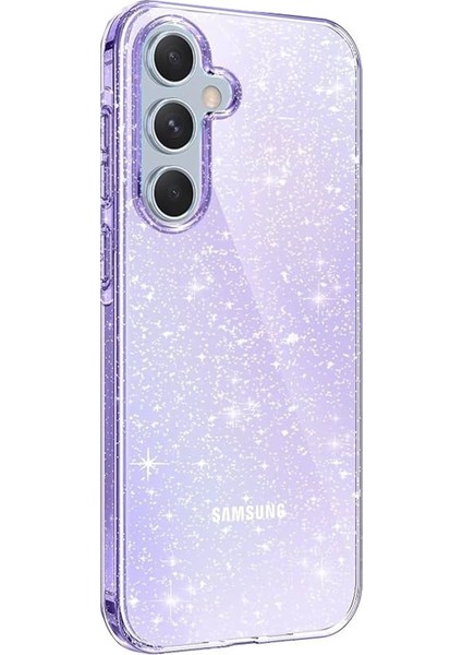 Buğz Newface Samsung Galaxy A05S Kılıf Glow Kapak - Mor