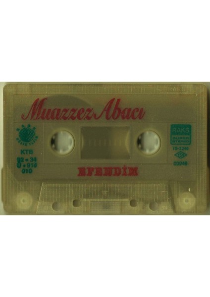 Muazzez Abacı – Efendim Kaset