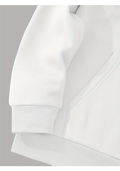 Erkek Kapüşonlu Sakura Kiraz Çiceği Sırt Baskılı Oversize Hoodie - Sokak Stili - Günlük Kombin fiyatları