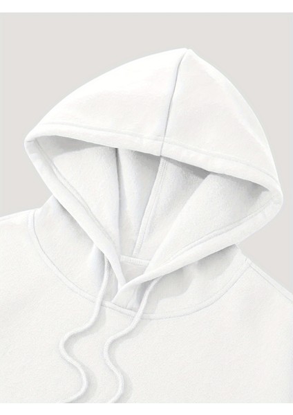 Erkek Kapüşonlu Sakura Kiraz Çiceği Sırt Baskılı Oversize Hoodie - Sokak Stili - Günlük Kombin fırsatları