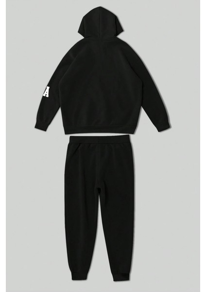 Los Angeles Baskılı Kol Detaylı Unisex Oversize Eşofman Takımı fiyatları