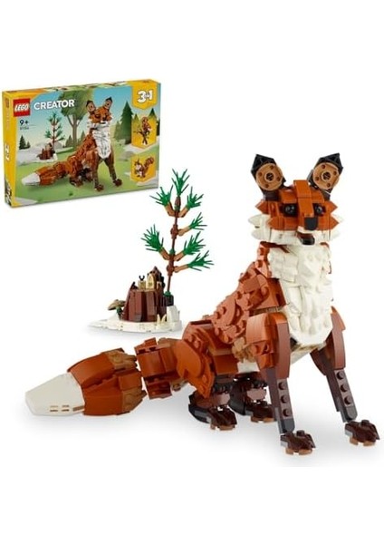 Creator 3 Ü 1 Arada Orman Hayvanları: Kızıl Tilki 31154 - 9 Yaş ve Üzeri Çocuklar Için Yılbaşı Hediyesi Fikri, ve Sincap Model Seçenekleri Içeren 3 Ü 1 Arada Yaratıcı Oyuncak Yapım Seti fiyatları
