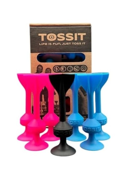 Tossıt Game: Aile ve Partiler Için Mükemmel Silikon Vantuz Dart Oyunu, Iç ve Dış Mekan Eğlencesi Için Yapışkan Dart Atış Oyunu, Mükemmel Hediye - Starter Pack