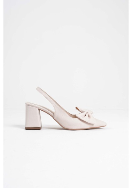 Candy Bej Kadın Topuklu Ayakkabı