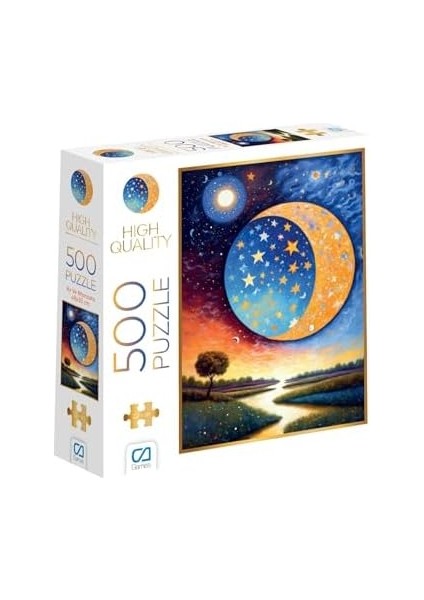 Ay ve Manzara 500 Parça 2,2mm Kalınlık 33X48CM Profesyonel Hobi Puzzle Yapboz Serisi fiyatları
