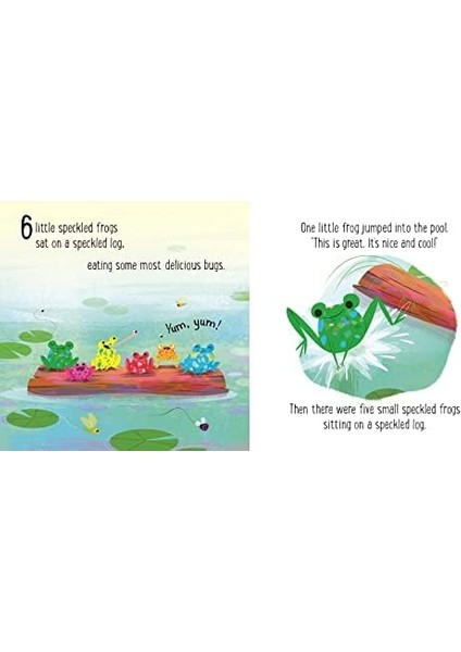 Altı Küçük Benekli Kurbağa (Küçük Tahta Kitapları) modelleri