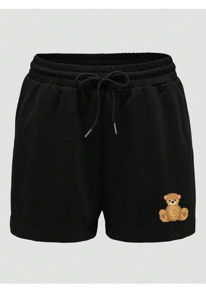 Teddy Baskılı Unisex Şort fırsatları