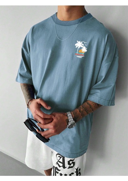 Brooklyn Baskılı Oversize T-Shirt fırsatları