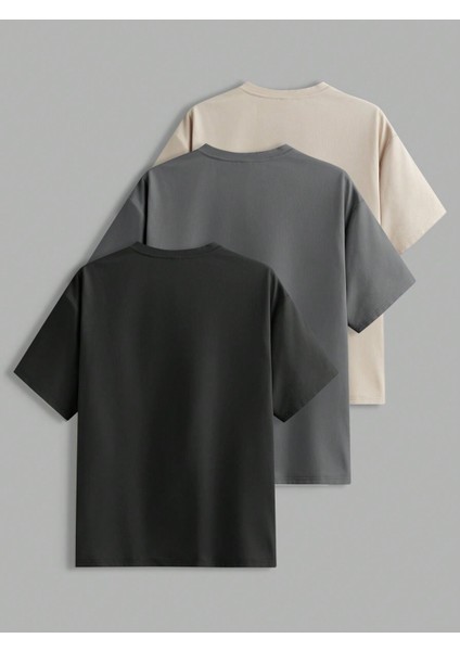 Kadın/erkek Unisex Oversize 3'lü T-Shirt fiyatları