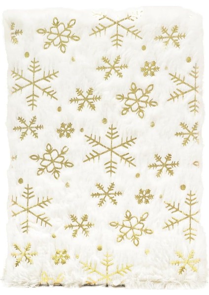 A5 Peluş Kapaklı Kar Desenli Defter 80 Yp