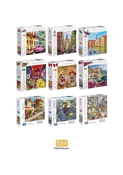 Canavarlar 500 Parça 2,2mm Kalınlık 33X48CM Profesyonel Hobi Puzzle Yapboz Serisi fiyatları