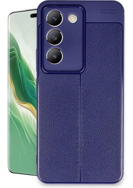 Buğz Newface Vivo V30 Lite 4g Kılıf Auto Focus Kapak - Lacivert