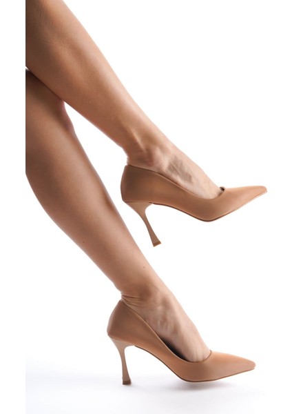 Jessica Kadın Nude Saten Stiletto