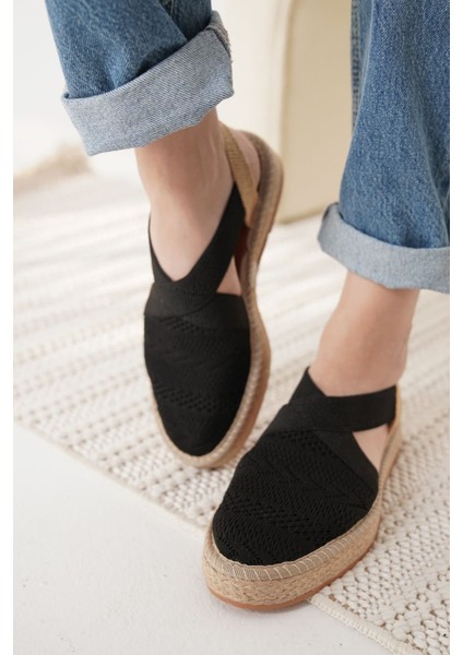 Rosa Kadın Siyah Espadril Ayakkabı fırsatları