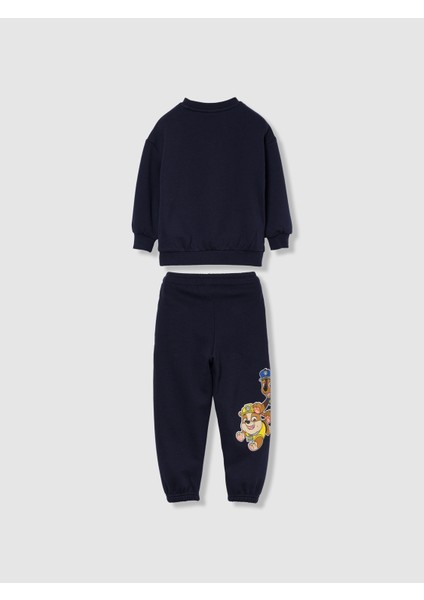 Erkek Bebek Lacivert Vintagesoft Paw Patrol Sweat Set