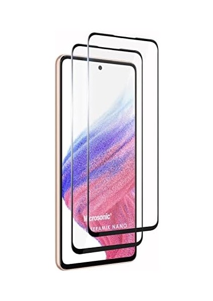 Galaxy A53 5g Crystal Seramik Ekran Koruyucu Siyah (2 Adet)