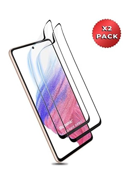 Galaxy A53 5g Crystal Seramik Ekran Koruyucu Siyah (2 Adet) fiyatları