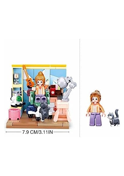 Mini Handcraft Çalışma Odası Yapım Seti, 216 Parça