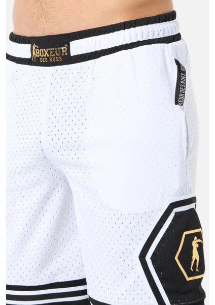 Black Mesh Short White-Gold fırsatları