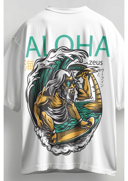 Aloha Sırt Baskılı T-Shirt fiyatları