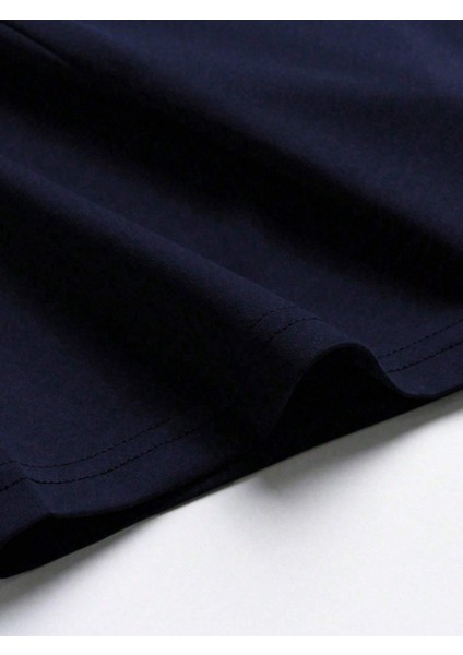 Erkek Kolsuz Oversize Pew Pew Baskılı T-Shirt Rahat ve Şık Tasarım fırsatları