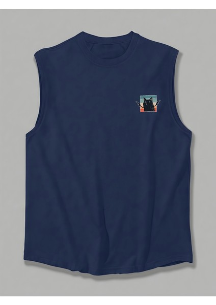 Erkek Kolsuz Oversize Pew Pew Baskılı T-Shirt Rahat ve Şık Tasarım indirimleri