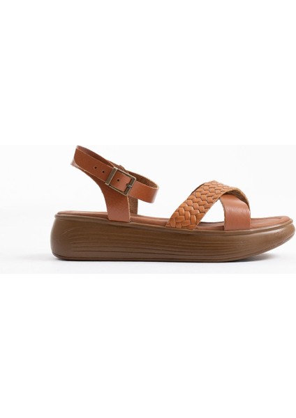 Orwell Taba Hakiki Deri Sandalet