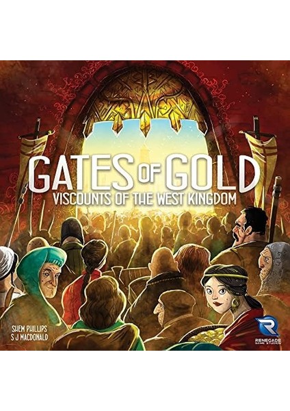 Renegade Game Studios Batı Krallığının Vizörleri: Altın Kapıları Genişletme - Masa Oyunu, 14+ Yaş