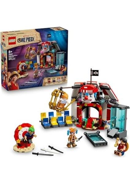 One Pıece Palyaço Buggy'nin Sirk Çadırı 75637 - 8 Yaş ve Üzeri ve Severler Için Renkli Sirk Temalı Dekoratif Oyuncak Yapım Seti, Koleksiyonluk Minifigürlü Model (573 Parça) modelleri